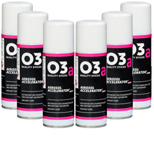 Load image into Gallery viewer, O3a Aerosol Accelerator, for CA Adhesive, Non Staining, 200ml BULK BUY (6 Units)