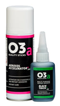 Load image into Gallery viewer, O3a Thick Black 50ml with O3a Aerosol Activator 200ml Bundle