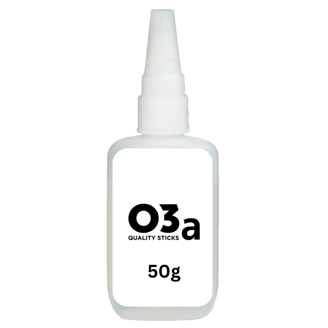 O3a Cyanoacrylate Adhesive, Empty Bottle, 50g O3Adhesives