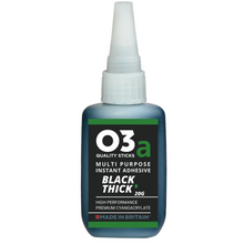 Load image into Gallery viewer, O3a Cyanoacrylate Adhesive, Black, Thick, 20g
